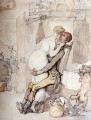 A Kiss In The Kitchen caricature Thomas Rowlandson
